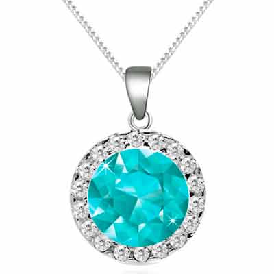 free sterling silver coloured cz necklace - FREE Sterling Silver & Coloured CZ Necklace