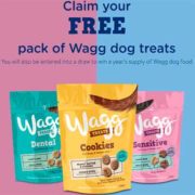 free wagg dog treats 180x180 - Free Wagg Dog Treats