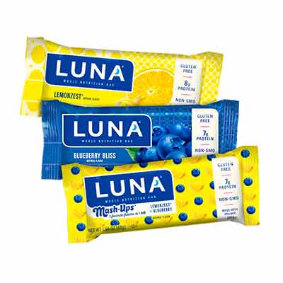 free luna mash ups lemonzest blueberry bar - Free LUNA Mash-Ups LEMONZEST + BLUEBERRY Bar