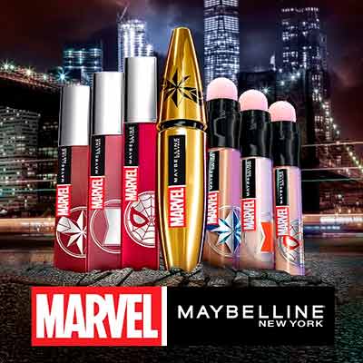 free maybelline x marvel collection - FREE Maybelline x Marvel collection