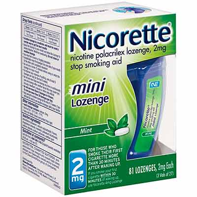 free nicotine mint mini lozenge - FREE Nicorette Mint Mini Lozenge