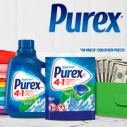free purex laundry detergent 180x180 - FREE Purex Laundry Detergent