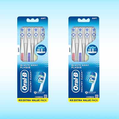 8 free oral b healthy clean toothbrushes - 8 FREE Oral-B Healthy Clean Toothbrushes