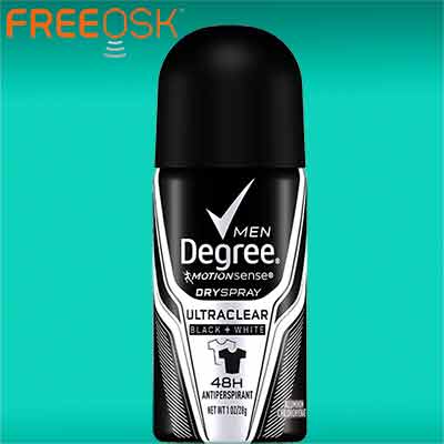 free mens degree ultra clear black white dry spray antiperspirant - FREE Men`s Degree Ultra Clear Black + White Dry Spray Antiperspirant
