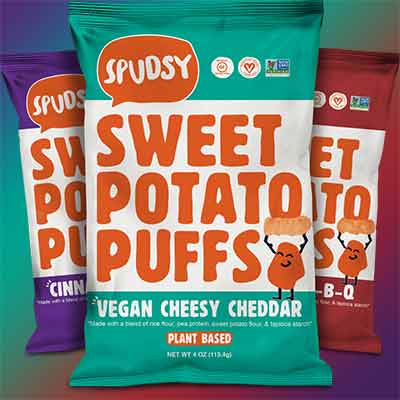 free bag of vegan sweet potato puffs - FREE Spudsy Vegan Sweet Potato Puffs