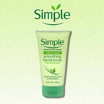 free 5oz simple smoothing facial scrub 1 - FREE 5oz Simple Smoothing Facial Scrub