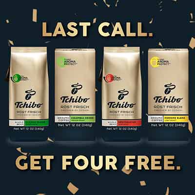4 free bags of tchibo coffee - 4 FREE Bags of Tchibo Coffee
