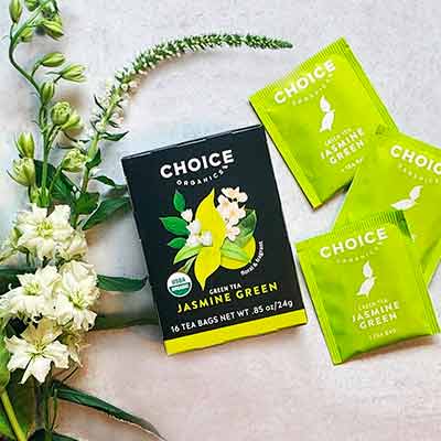 free choice organics jasmine green tea - FREE Choice Organics Jasmine Green Tea