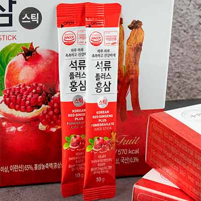 free korean red ginseng plus pomegranate juice stick - FREE Korean Red Ginseng Plus Pomegranate Juice Stick
