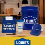 free lowes for pros loyalty welcome kit 1 180x180 - FREE Lowe’s for Pros Loyalty Welcome Kit