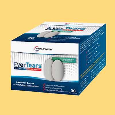 free 30 day supply of evertears self heating eye compress cleaning pads - FREE 30 Day Supply of EverTears Self-Heating Eye Compress & Cleaning Pads