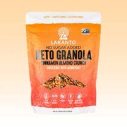 free lakanto cinnamon almond crunch granola 180x180 - FREE Lakanto Cinnamon Almond Crunch Granola
