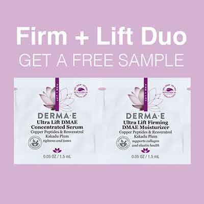 free derma e firm lift serum moisturizer duo sample - FREE Derma E Firm + Lift Serum & Moisturizer Duo Sample
