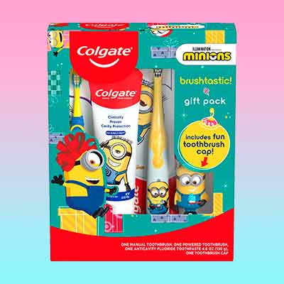 free colgate kids minions toothbrush toothpaste gift set - FREE Colgate Kids Minions Toothbrush & Toothpaste Gift Set