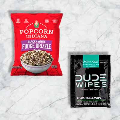 free popcorn indiana and dude wipes mint chill - FREE Popcorn Indiana and Dude Wipes Mint Chill