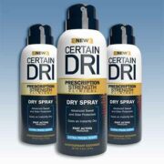 free certain dri clinical strength antiperspirant dry spray 180x180 - FREE Certain Dri Clinical Strength Antiperspirant Dry Spray