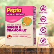 free full size ginger chamomile pepto herbal blends sample 180x180 - FREE Full-Size Ginger & Chamomile Pepto Herbal Blends Sample