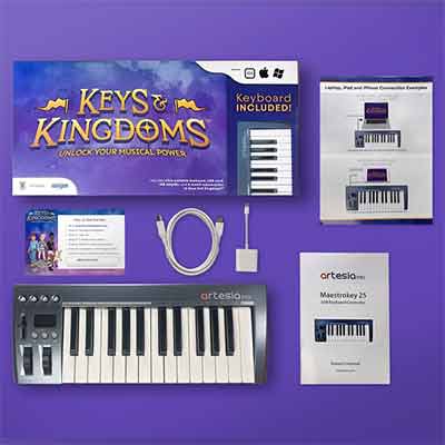 free keys kingdoms 25 key midi piano keyboard - FREE Keys & Kingdoms 25 Key Midi Piano Keyboard