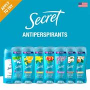 free secret antiperspirants 180x180 - FREE Secret Antiperspirants