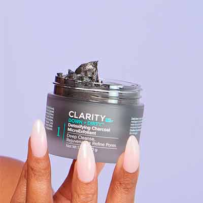 free clarityrx down dirty detoxifying charcoal micro exfoliant - FREE ClarityRx Down + Dirty Detoxifying Charcoal Micro Exfoliant