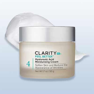 free clarityrx feel better hyaluronic acid moisturizing cream 1 - FREE ClarityRx Feel Better Hyaluronic Acid Moisturizing Cream