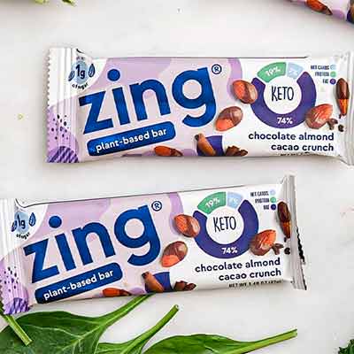free zing chocolate almond cacao crunch keto bars - FREE Zing Chocolate Almond Cacao Crunch Keto Bars
