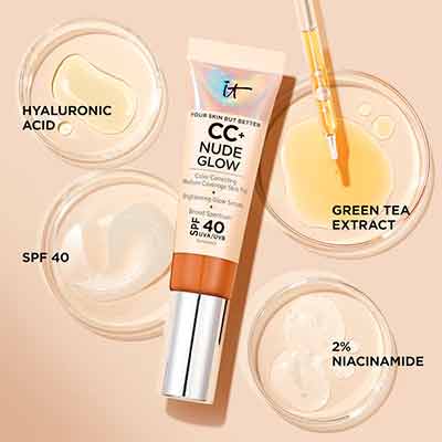 free it cosmetics cc cream nude glow foundation - FREE IT Cosmetics CC+ Cream Nude Glow Foundation