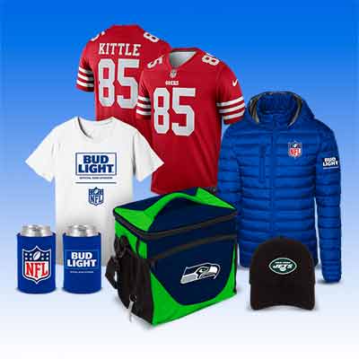 free bud light nfl team jackets t shirt coolers more - FREE Bud Light NFL Team Jackets, T-Shirt, Coolers & More