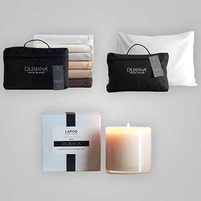 free lafco duxiana candle micro modal travel blanket duxiana travel pillow - FREE LAFCO Duxiana Candle, Micro Modal Travel Blanket & Duxiana Travel Pillow