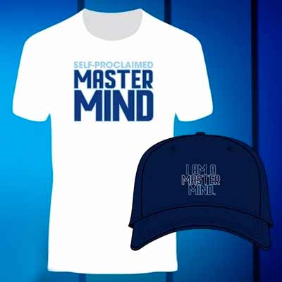 free master minds branded t shirt or baseball cap - FREE "Master Minds" Branded T-Shirt or Baseball Cap