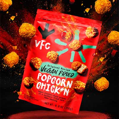 free vfc vegan fried popcorn chickn - FREE VFC Vegan Fried Popcorn Chick*n