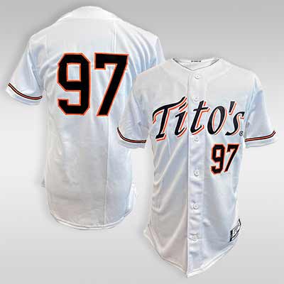 free titos branded baseball jersey - FREE Tito’s Branded Baseball Jersey