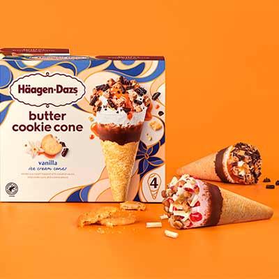 free haagen dazs butter cookie cone ice cream - FREE Haagen-Dazs Butter Cookie Cone Ice Cream
