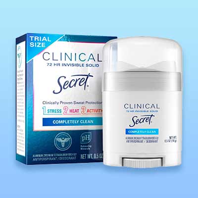 free secret clinical strength completely clean - FREE Secret Clinical Strength Completely Clean