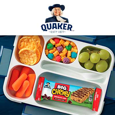 free bento style quaker branded lunch box - FREE Bento-Style Quaker-Branded Lunch Box