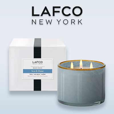 free lafco new york sea dune 4 wick candle - FREE LAFCO New York Sea & Dune 4-Wick Candle