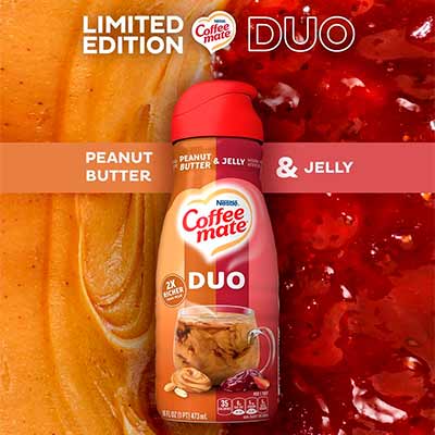 free coffee mate peanut butter jelly flavored duo creamer - FREE Coffee Mate Peanut Butter & Jelly Flavored Duo Creamer
