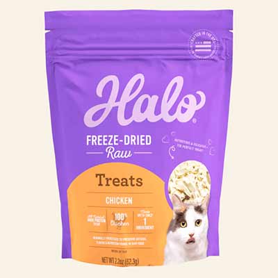 free halo chicken breast freeze dried cat treats - FREE Halo Chicken Breast Freeze-Dried Cat Treats