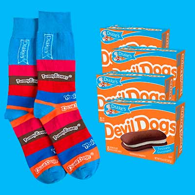 free pair of drakes socks drakes devil dogs snack cakes - FREE Pair of Drake’s Socks & Drake’s Devil Dogs Snack Cakes