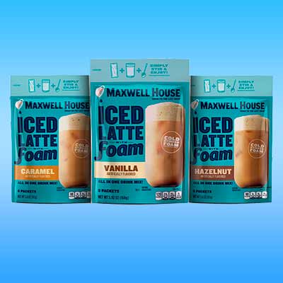 free maxwell house iced latte foam - FREE Maxwell House Iced Latte Foam
