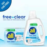 free all free clear fabric softener dryer sheet 180x180 - FREE All Free Clear Fabric Softener & Dryer Sheet