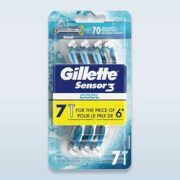 free gillette sensor3 cool mens disposable razor 180x180 - FREE Gillette Sensor3 Cool Men's Disposable Razor