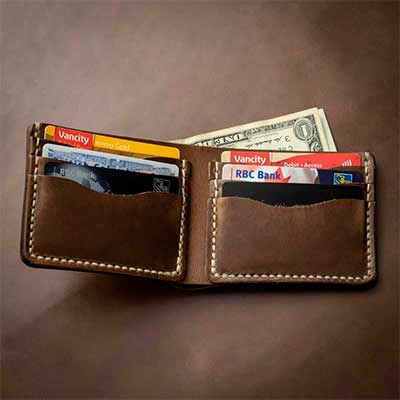 free leather traditional wallet - FREE Leather Traditional Wallet