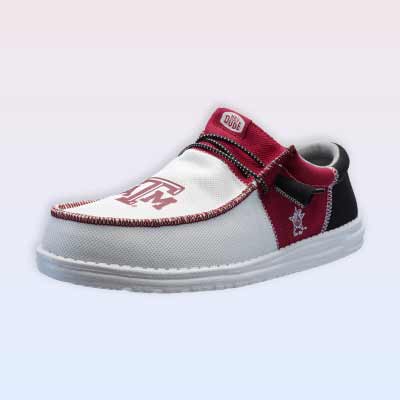 free pair of texas am hey dude shoes prize pack - FREE Pair of Texas A&M Hey Dude Shoes & Prize Pack