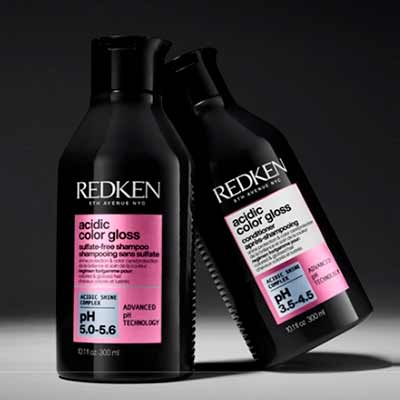 Redken Acidic Color Gloss Shampoo & Conditioner Duo – Liter Each (33.8 Oz) – Vegan, Color Protection