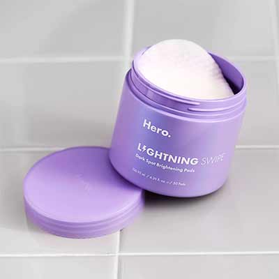 free hero cosmetics lightning swipe brightening pads - FREE Hero Cosmetics Lightning Swipe Brightening Pads