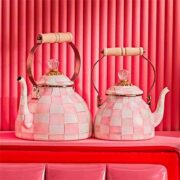 free mackenzie childs rosy check tea kettle 180x180 - FREE MacKenzie-Childs Rosy Check Tea Kettle