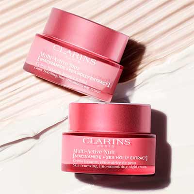 free clarins multi active day and night cream samples - FREE Clarins Multi-Active Day and Night Cream Samples