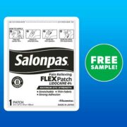 free salonpas lidocaine flex patch sample 180x180 - FREE Salonpas Lidocaine FLEX Patch Sample