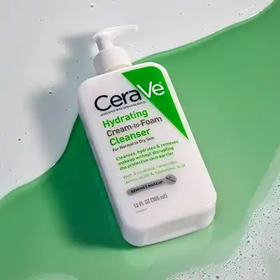 free cerave hydrating cream to foam cleanser sample 2 - FREE CeraVe Hydrating Cream-to-Foam Cleanser Sample